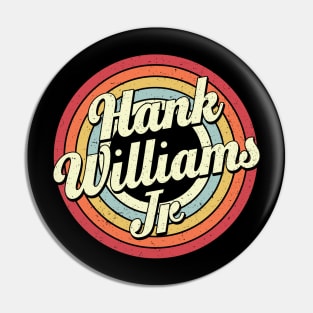 Williams Jr Proud Name Retro Rainbow Tribute Pin