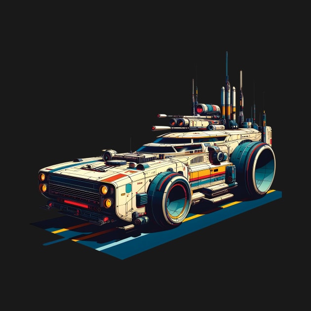 Sci-Fi Car by Moniato