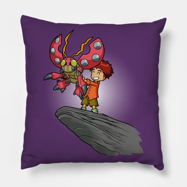 The Digi King of Knowledge Pillow by jasesa