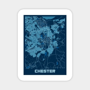 Chester - United Kingdom Peace City Map Magnet