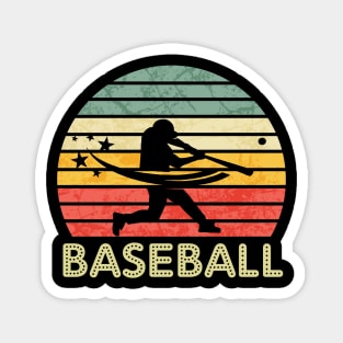 Vintage Baseball Funny T Shirt For Men Women Magnet