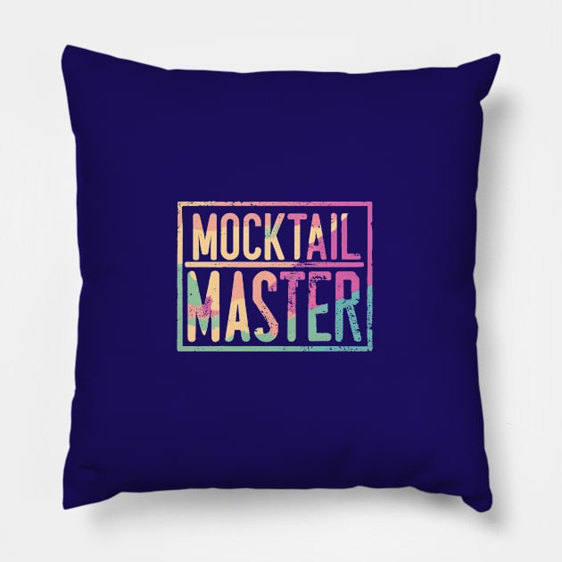 Mocktail Bar Bartender Recipes Mocktail Master Pillow by A Floral Letter Capital letter A | Monogram, Sticker