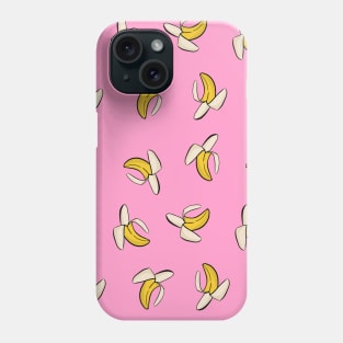 Banana Pattern on Pink Phone Case