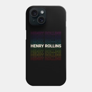 Henry Rollins Kinetic Typography Style Phone Case