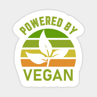 Powered Vegan Magnet