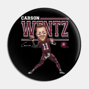 Carson Wentz Washington Cartoon Pin