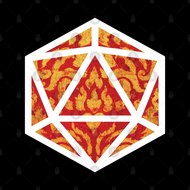 D20 Decal Badge - Efreeti by aaallsmiles
