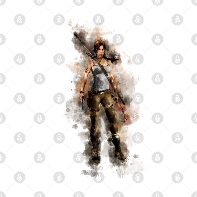 Tomb Raider - Lara *watercolor* by Stylizing4You