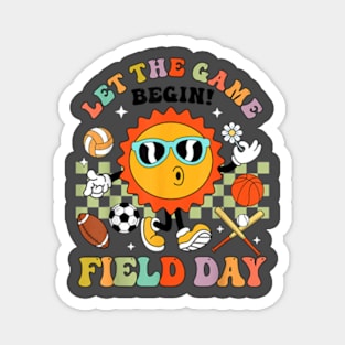 Field Day Let The Games Begin Teachers Kids Field Day 2024 T-Shirt Magnet