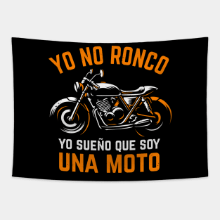 yo no ronco, yo sueño que soy una moto Tapestry