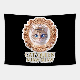 Cat Queen Tapestry