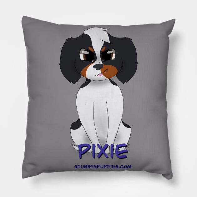 Pixie Cavalier King Charles Pillow by Dino's Designs