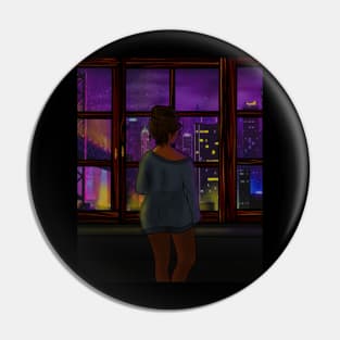 The city at night Pin