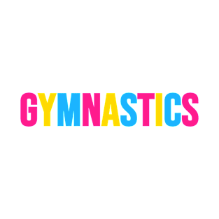 GYMNASTICS (Pansexual flag colors) T-Shirt