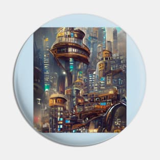 Futuristic Slum Dog Millionaire Pin