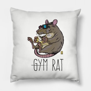 Gym Rat or Nah Pillow