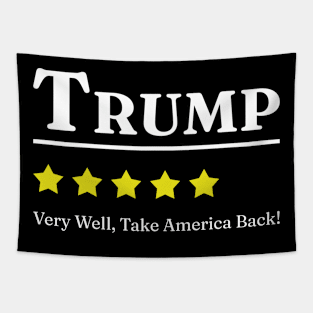 Donald Trump for President 2024 Take America Back Tapestry