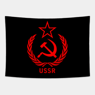 Hammer and Sickle vine leaf Tapestry