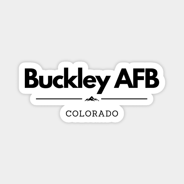 Buckley AFB, Colorado Magnet by Dear Military Spouse 