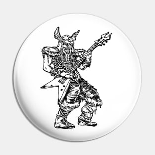 SEEMBO Viking Playing Guitar Guitarist Musician Music Band Pin