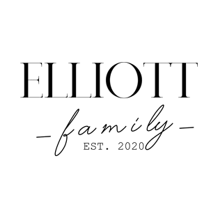 Elliott Family EST. 2020, Surname, Elliott T-Shirt