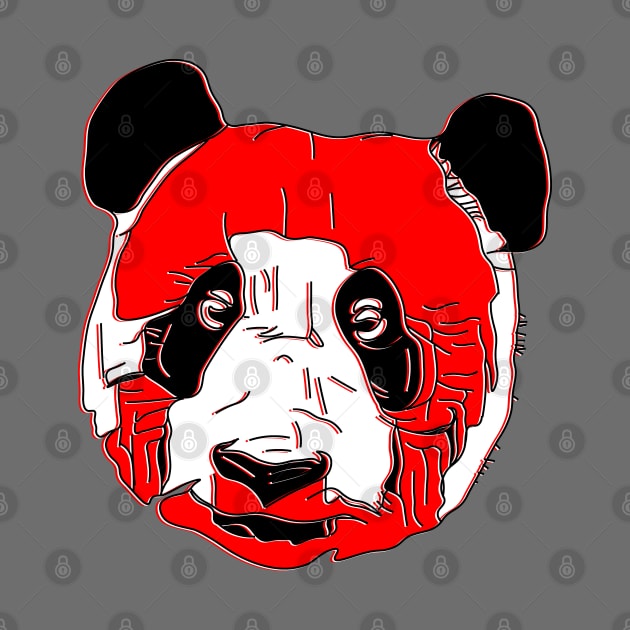 head China adorable papa bear panda face Bamboo by 4rpixs