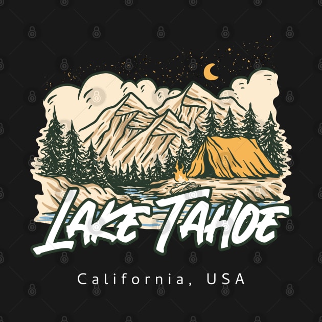 Lake Tahoe, California USA by LittleFlairTee