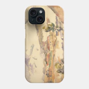 Montagne Sainte-Victoire, from near Gardanne by Paul Cezanne Phone Case