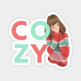 Cozy Girl Magnet