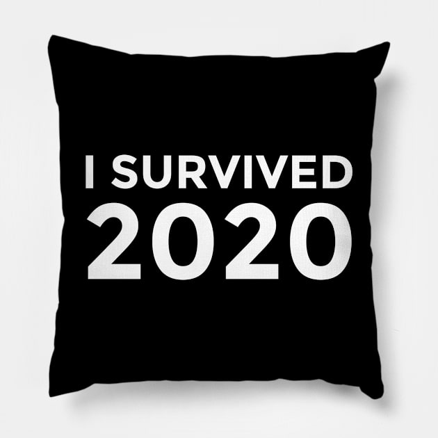 I SURVIVED 2020 Pillow by MufaArtsDesigns