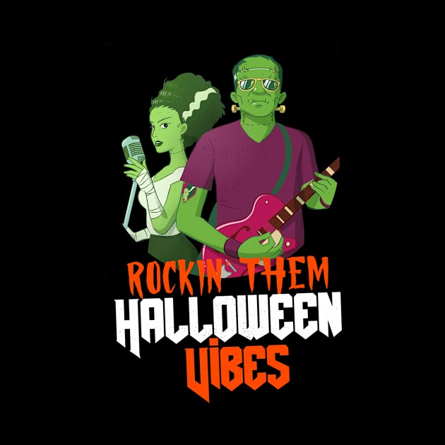 Rockin' Them Halloween Vibes by MCAL Tees