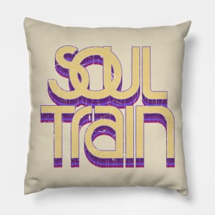 Soul Train Distressed Pillow