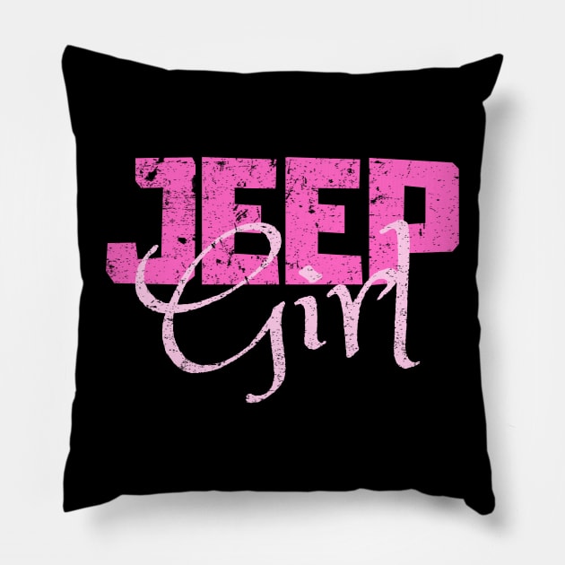 Jeep-girls Pillow by Funny sayings