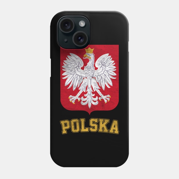 Vintage Style Poland / Polish Eagle Flag Phone Case by DankFutura