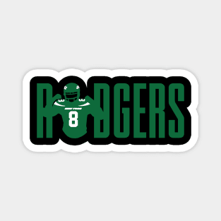 Rodgers 8, New York Football QB Magnet