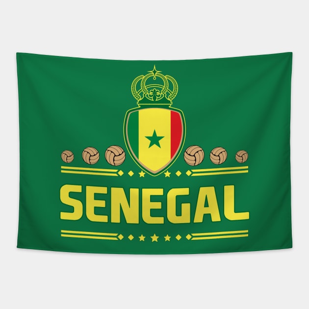 SENEGAL FOOTBALL SPORT Tapestry by VISUALUV