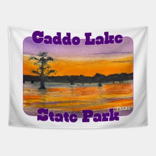 Sunset At Caddo Lake State Park, Texas Tapestry