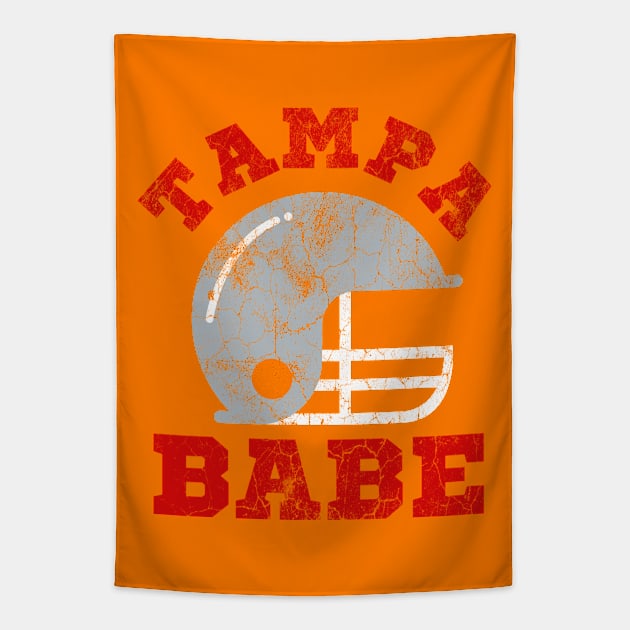 Tampa Babe - Tampa Football Fan - Tampa Supporter Tapestry by WonderWearCo 