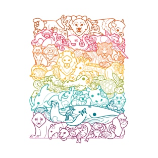 Animal Spectrum : Outline T-Shirt