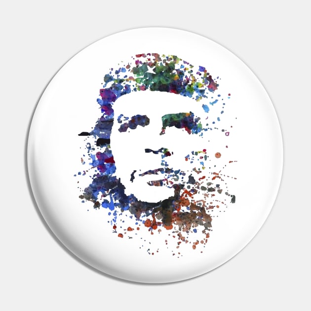 Che Guevara Abstract Pin by inkstyl