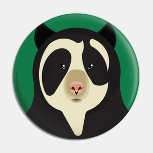 Spectacled bear Pin