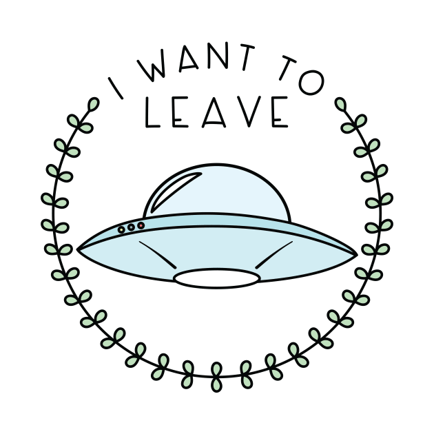 I Want to Leave (in Blue) by Kimberly Sterling