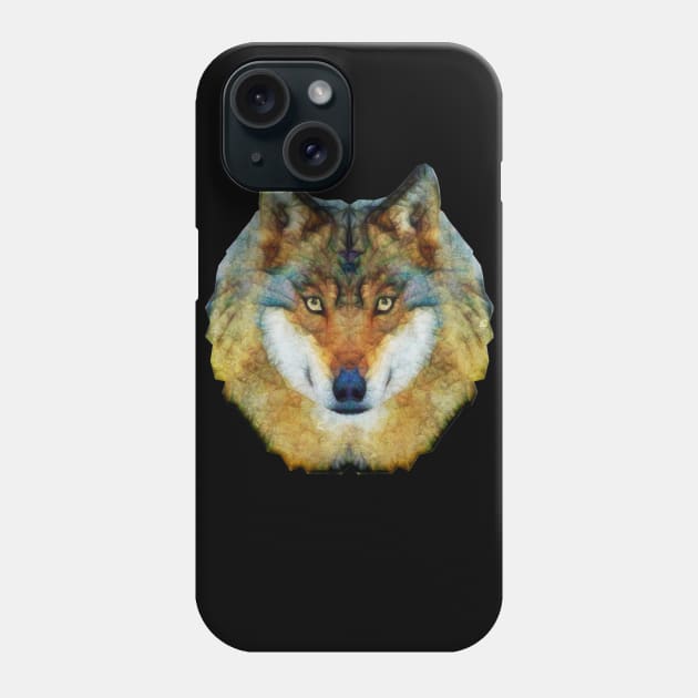 wolfangle Phone Case by Ancello