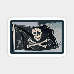 Raise the black flag Magnet