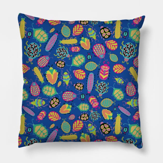 Tropical Bugs Pillow by Sandra Hutter Designs