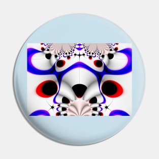 Fractal Snowball Pin