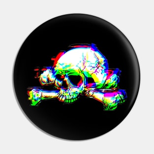 3d skull effect Pin