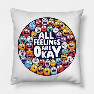 Emotion Spectrum: It's Okay to Feel Pillow