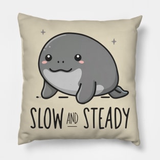 Slow and steady Pillow