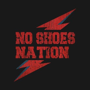 No Shoes Nation Lightning Vintage Art T-Shirt